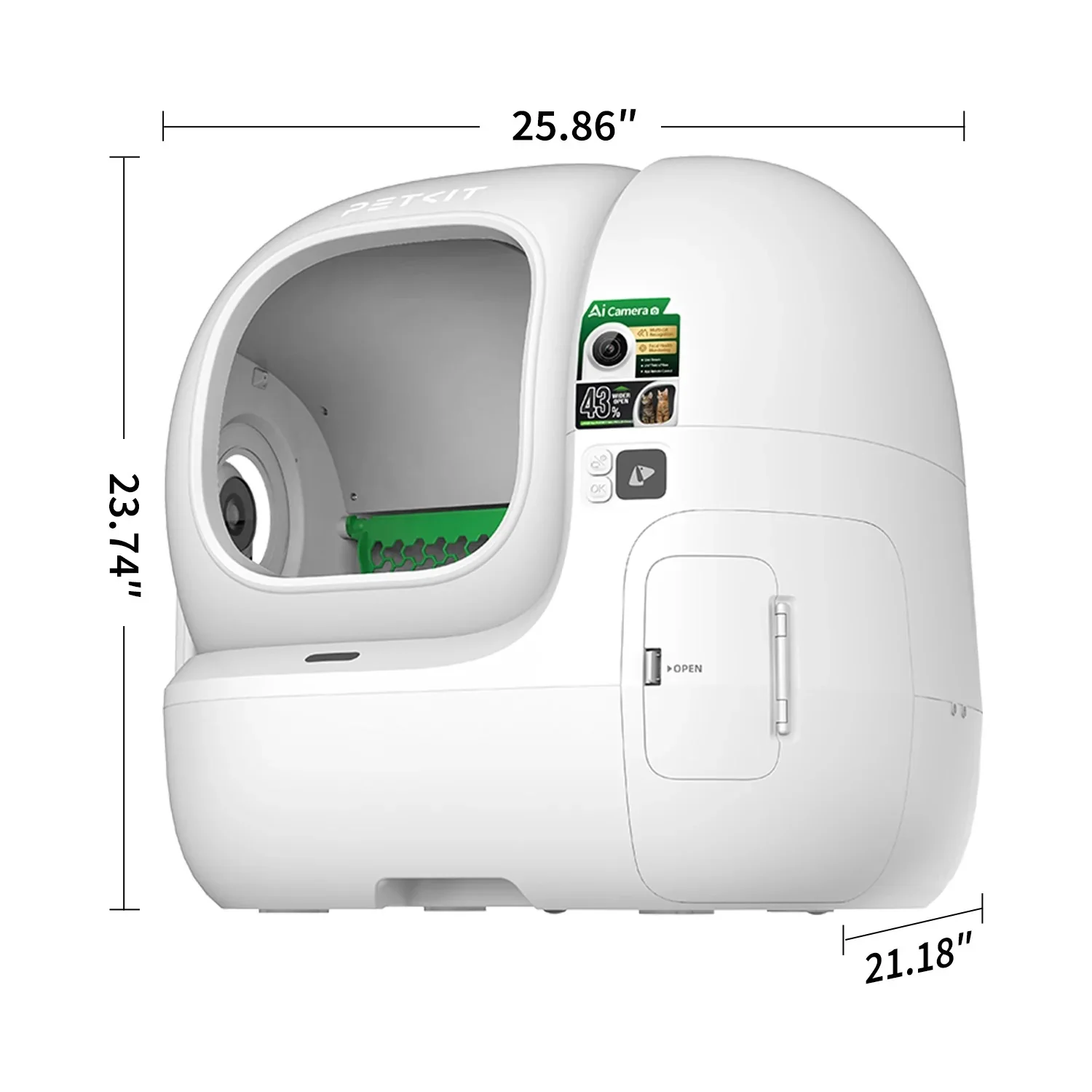 Purobot Max Pro 2 Automatic Cat Litter Box -EU plug - Image 12
