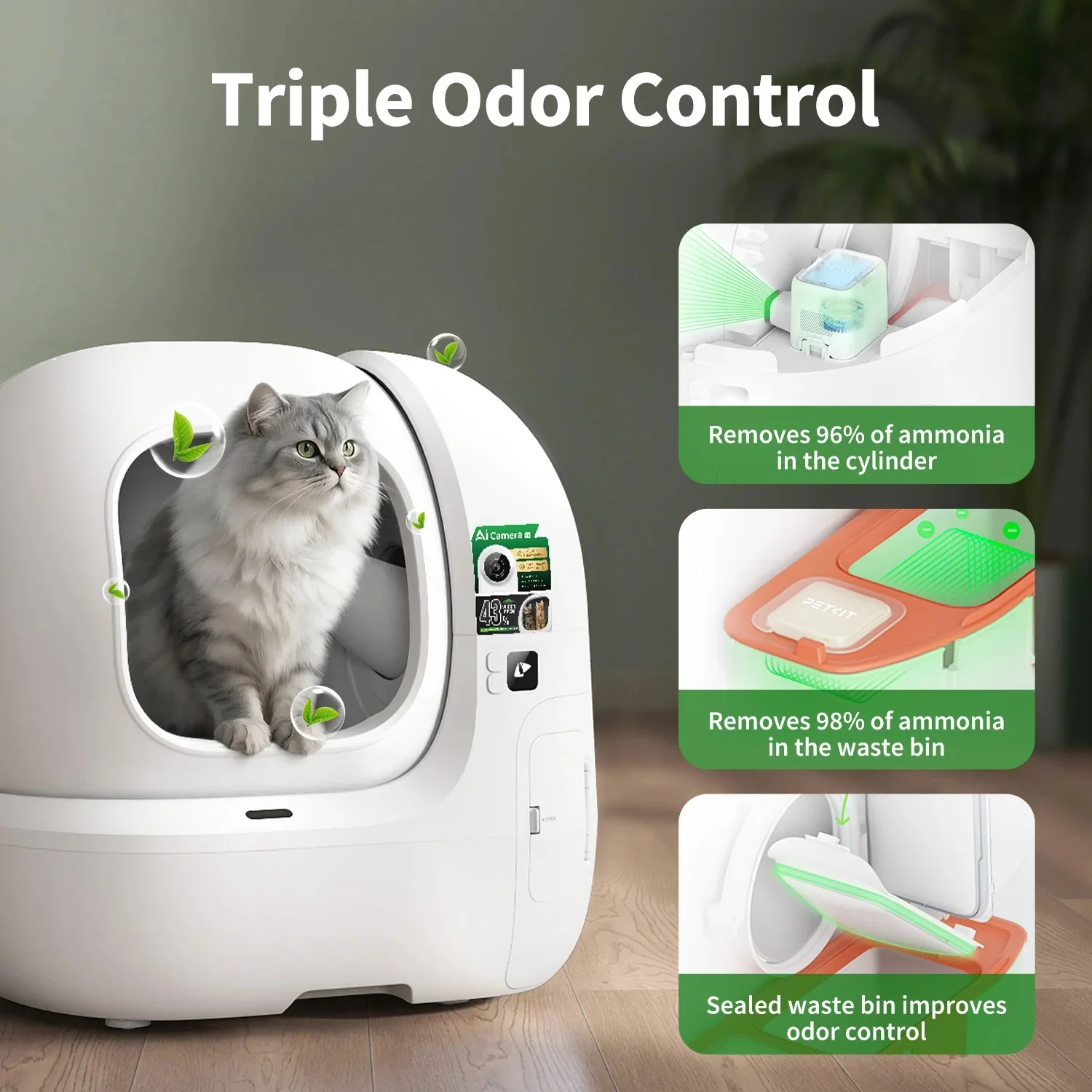 Purobot Max Pro 2 Automatic Cat Litter Box -EU plug - Image 9