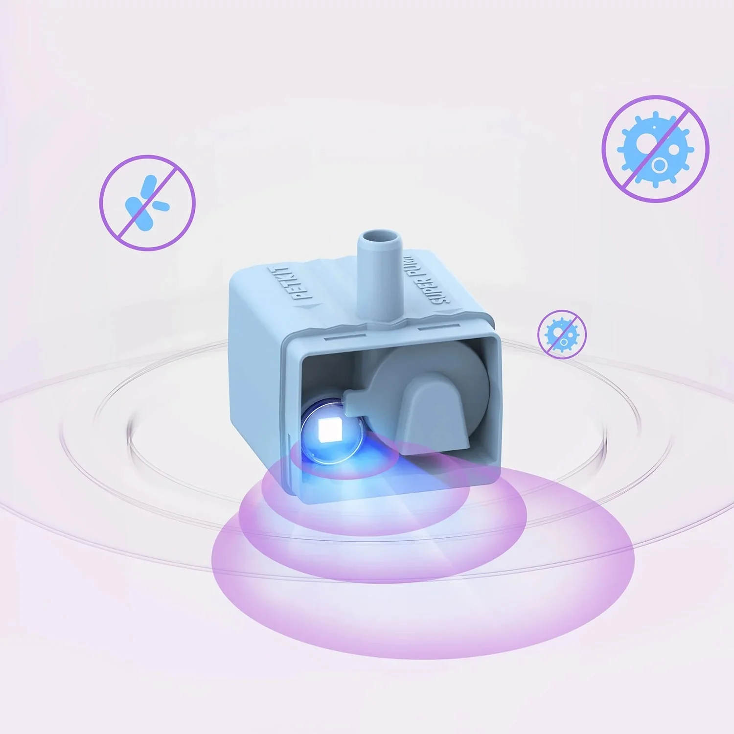 Wireless Water Pump (UVC) & Filter Unit RECT 5.0 | 5 pcs - Image 3